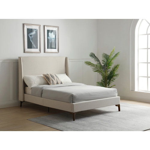 Ebern Designs Carmer Upholstered Bed Frame & Reviews Wayfair.co.uk